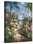 Tropical Breezeway-James Reed-Stretched Canvas