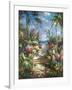 Tropical Breezeway-James Reed-Framed Art Print