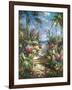 Tropical Breezeway-James Reed-Framed Art Print