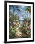 Tropical Breezeway-James Reed-Framed Art Print