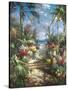 Tropical Breezeway-James Reed-Stretched Canvas