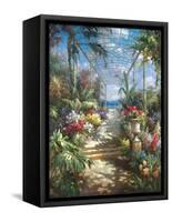 Tropical Breezeway-James Reed-Framed Stretched Canvas