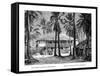 Tropical Building, Port-Au-Prince, Haiti, 19th Century-Vuillier-Framed Stretched Canvas