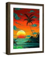 Tropical Burn-Megan Aroon Duncanson-Framed Art Print