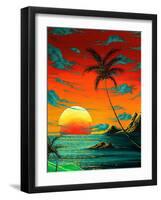 Tropical Burn-Megan Aroon Duncanson-Framed Art Print