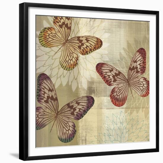 Tropical Butterflies I-Tandi Venter-Framed Giclee Print