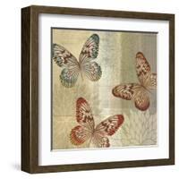 Tropical Butterflies II-Tandi Venter-Framed Art Print