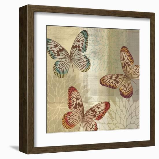 Tropical Butterflies II-Tandi Venter-Framed Art Print