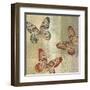 Tropical Butterflies II-Tandi Venter-Framed Art Print