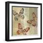 Tropical Butterflies II-Tandi Venter-Framed Art Print