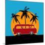 Tropical Camper Van-Petrafler-Mounted Art Print