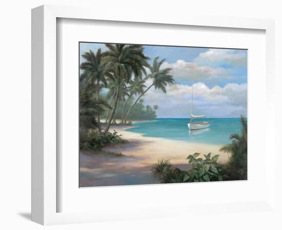 Tropical Cast Away-unknown Chiu-Framed Art Print