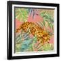 Tropical Cat I-Janet Tava-Framed Art Print