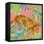 Tropical Cat I-Janet Tava-Framed Stretched Canvas