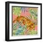 Tropical Cat I-Janet Tava-Framed Art Print