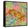 Tropical Cat I-Janet Tava-Framed Stretched Canvas