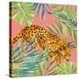 Tropical Cat I-Janet Tava-Stretched Canvas