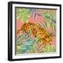 Tropical Cat I-Janet Tava-Framed Art Print