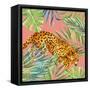 Tropical Cat I-Janet Tava-Framed Stretched Canvas