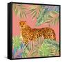 Tropical Cat II-Janet Tava-Framed Stretched Canvas