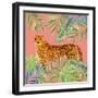 Tropical Cat II-Janet Tava-Framed Art Print