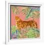 Tropical Cat II-Janet Tava-Framed Art Print