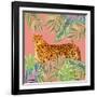 Tropical Cat II-Janet Tava-Framed Art Print