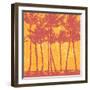 Tropical Coast with Palms. Vector Illustration.-jumpingsack-Framed Art Print