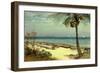 Tropical Coast-Albert Bierstadt-Framed Giclee Print