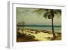 Tropical Coast-Albert Bierstadt-Framed Giclee Print