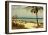 Tropical Coast-Albert Bierstadt-Framed Giclee Print