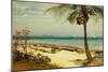 Tropical Coast-Albert Bierstadt-Mounted Giclee Print