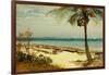 Tropical Coast-Albert Bierstadt-Framed Giclee Print