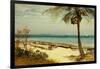 Tropical Coast-Albert Bierstadt-Framed Giclee Print