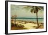 Tropical Coast-Albert Bierstadt-Framed Giclee Print