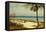 Tropical Coast-Albert Bierstadt-Framed Stretched Canvas