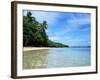 Tropical Coastline of Turtle Island-David Papazian-Framed Premium Photographic Print