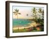 Tropical Coastline-Karen Dupré-Framed Art Print