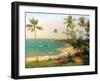 Tropical Coastline-Karen Dupré-Framed Art Print