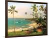 Tropical Coastline-Karen Dupré-Framed Art Print