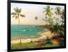 Tropical Coastline-Karen Dupré-Framed Art Print