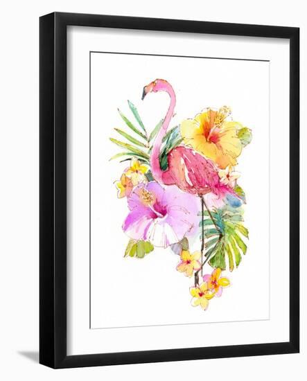 Tropical collage, 2017-John Keeling-Framed Giclee Print