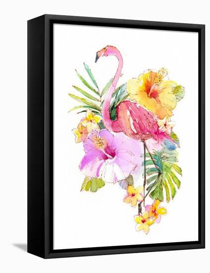 Tropical collage, 2017-John Keeling-Framed Stretched Canvas