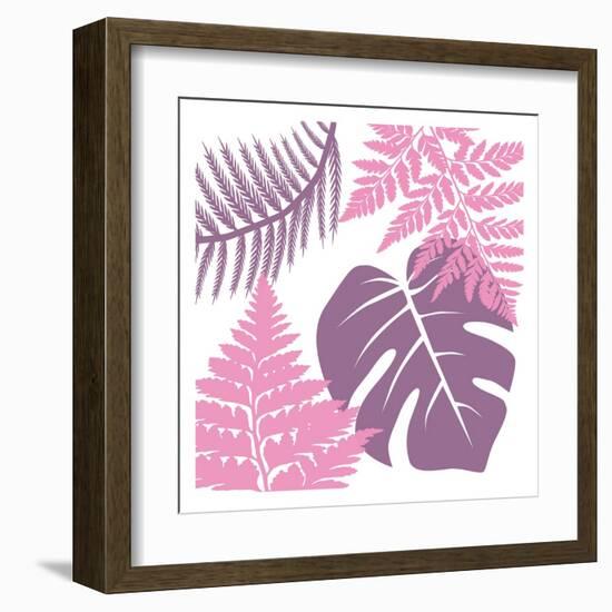 Tropical Color Bloom 2-Sheldon Lewis-Framed Art Print