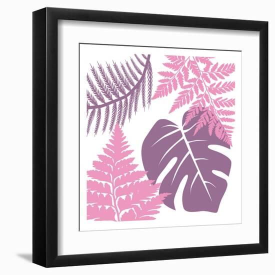 Tropical Color Bloom 2-Sheldon Lewis-Framed Art Print