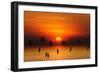 Tropical Colorful Sunset, Songkhla, Thailand-siriwat srinuroht-Framed Art Print