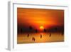 Tropical Colorful Sunset, Songkhla, Thailand-siriwat srinuroht-Framed Art Print