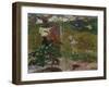 Tropical Conversation, Conversation Tropiques, 1887-Paul Gauguin-Framed Giclee Print