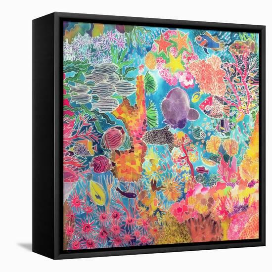 Tropical Coral, 1993-Hilary Simon-Framed Stretched Canvas