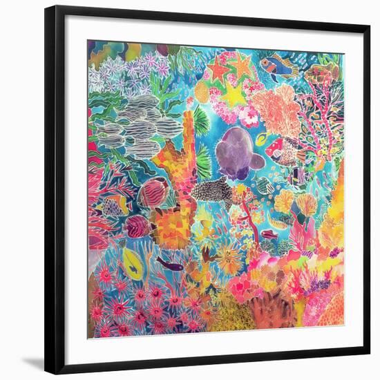 Tropical Coral, 1993-Hilary Simon-Framed Giclee Print